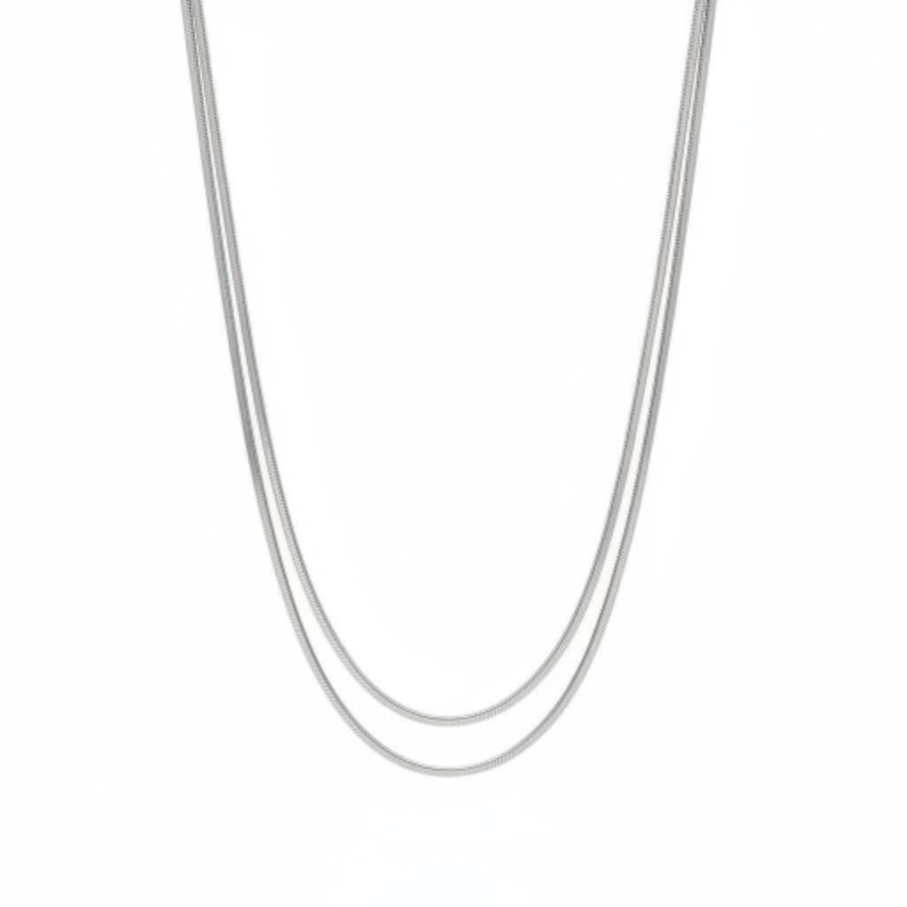 Collana Snake Filo Tubolare Lunga 90cm