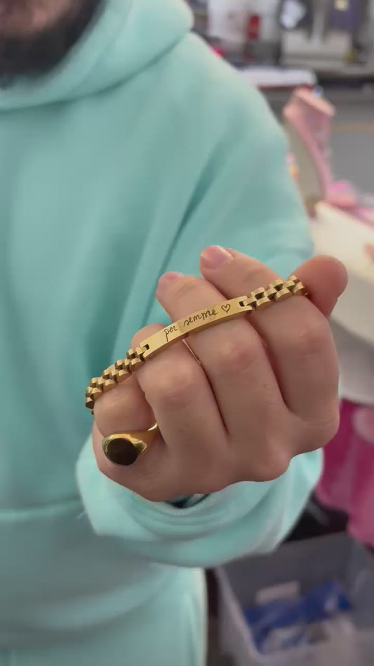 Bracciale Nastea Man personalizzabile