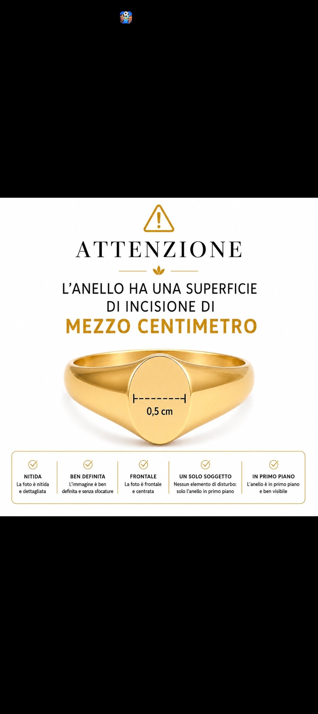 Anello nastea mini oval